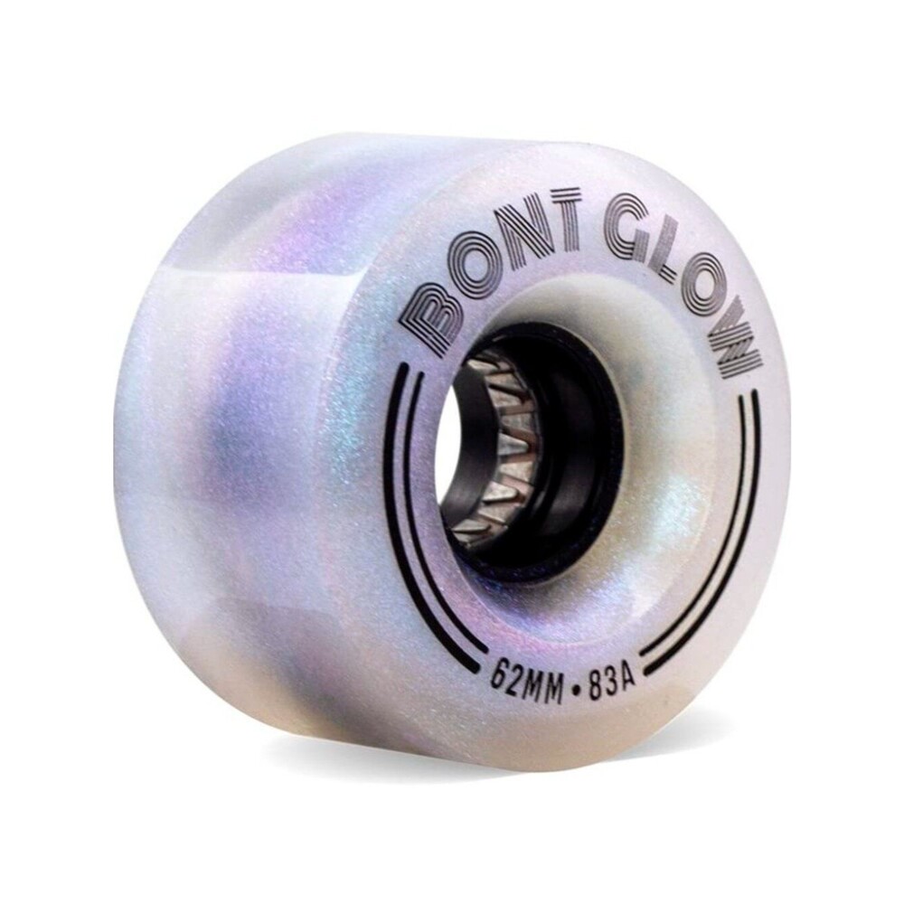 Bont Glow Light Up LED OUTDOOR Roller Skate Wheels – 62x35mm 83A | Pack of 4